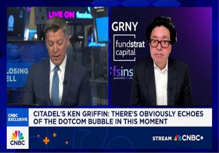 Tom Lee: There will be an AI 'shakeout' but valuations are still reasonable compared to late 90s