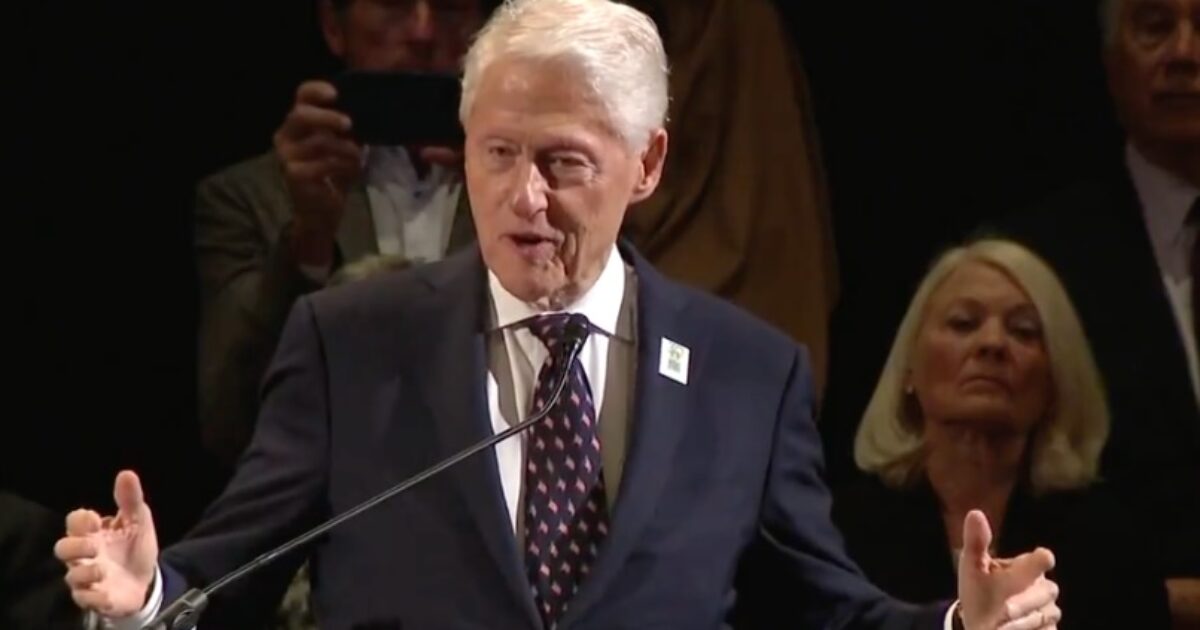 Bill Clinton Spotted with Giant Bandage on His Nose