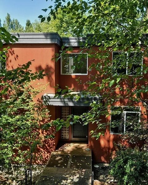 Before: Eric and Kristin Courtemanche bought this 1990 house in Seattle in 2015. They worked with SHED Architecture &amp; Design on a whole house remodel. SHED removed the cornice at the roof to crisp the exterior lines and remediate the roof assembly.