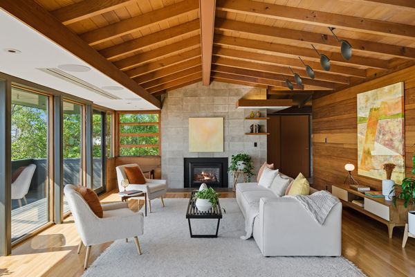 Custom Woodwork Fills This $1.8M Midcentury in the Berkeley Hills