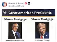 Trump proposes 50-year mortgage to help affordability