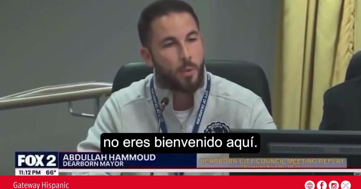 Michigan Mayor Abdullah Hammoud calls anyone who criticizes Hezbollah terrorists an Islamophobe