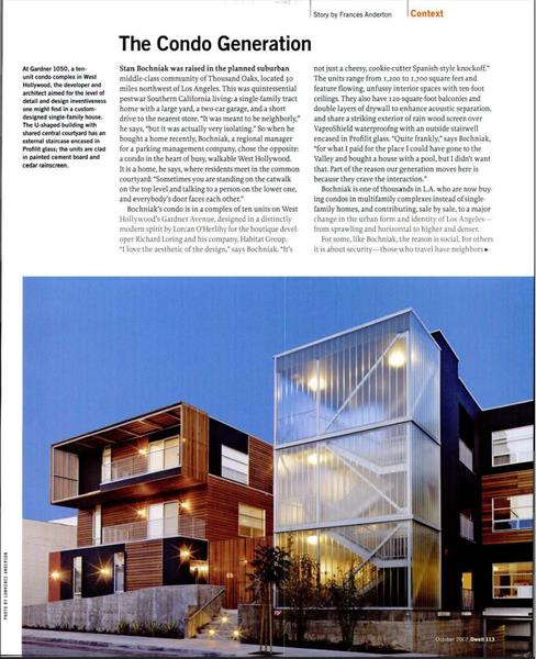 From the Archive: The Condo Generation