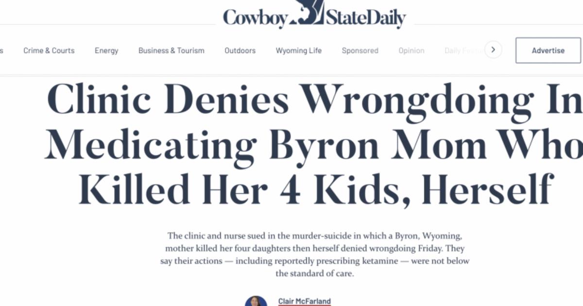 AbleChild’s Pioneering Transparency in Psychiatric Drug Autopsy Testing Featured in Wyoming Media