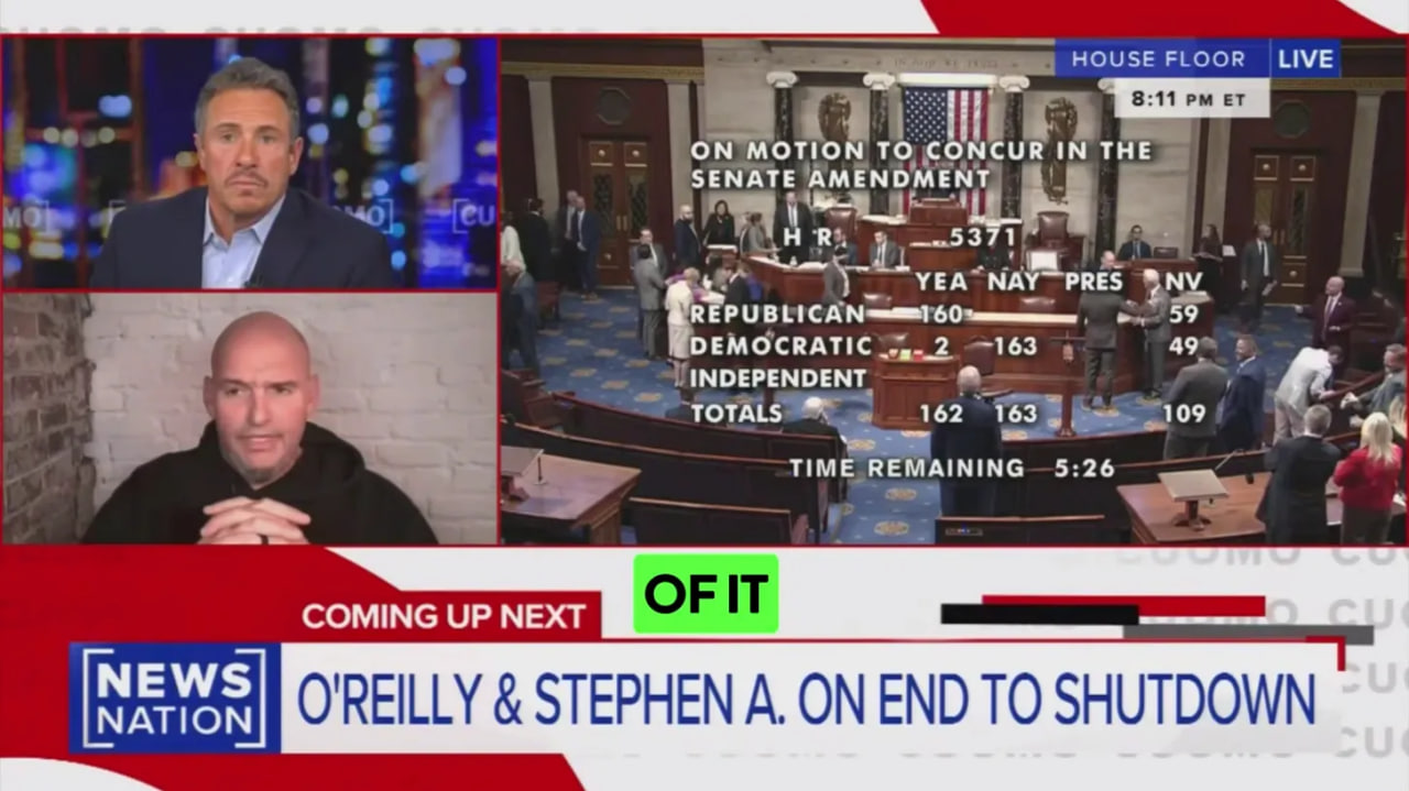News Nation broadcast featuring a discussion on a Senate amendment vote, highlighting congressional members in action on the House floor.