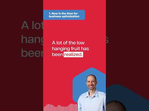 Top 5 finance trends of 2025 with Prophix CFO | Trend #1: Now is the time for business optimization