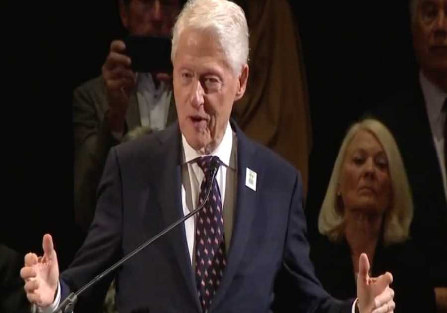 Bill Clinton Spotted with Giant Bandage on His Nose