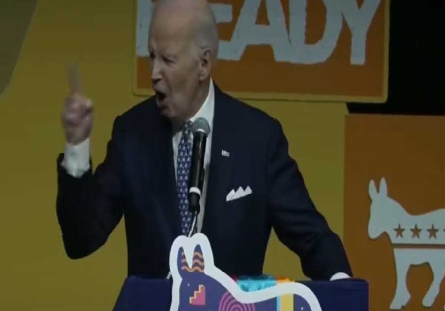 Biden Attacks Trump, Begins Shouting Out of Nowhere During Speech to Nebraska Democrats (VIDEO)