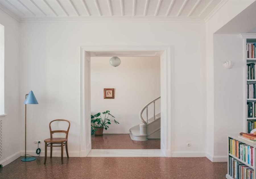 Minimalism Meets Vibrant Color in the Home of an Athens Architect