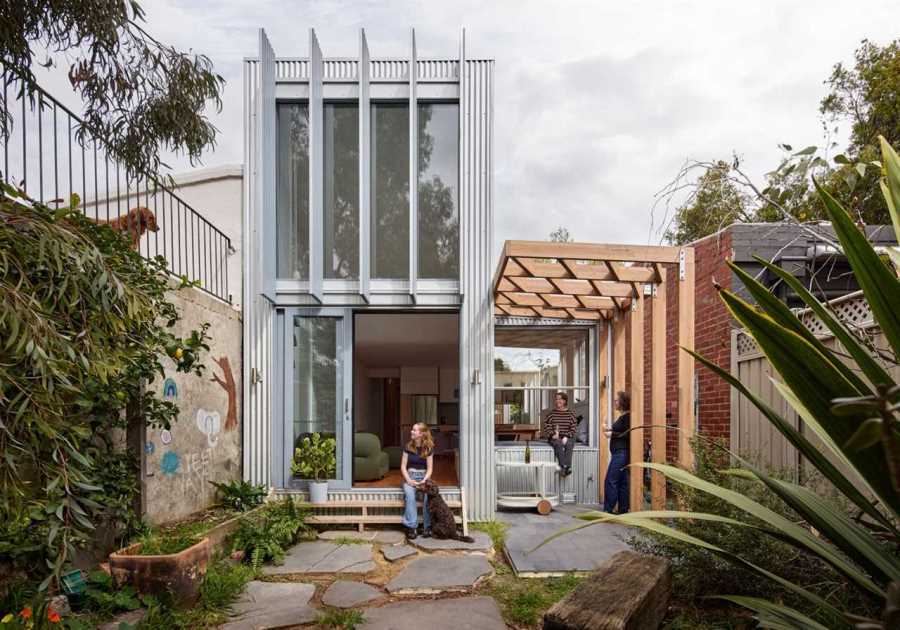 You’d Never Guess This Quiet-Looking Australian Home Has a Soaring Living Space