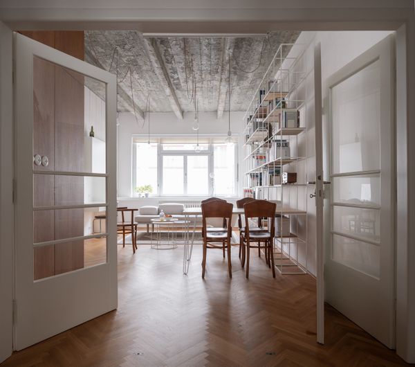 For All Its Fresh Storage, a Small Prague Apartment Keeps Its Historic Feel