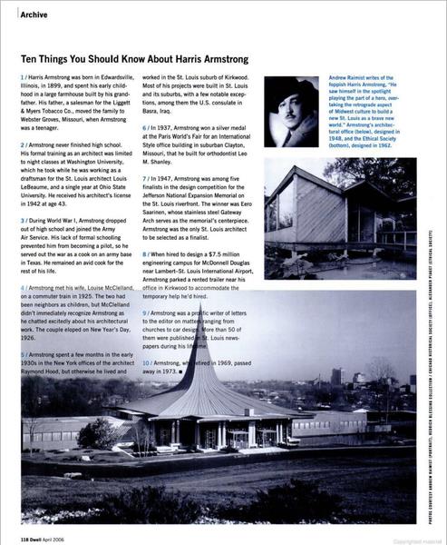 From the Archive: A Harris Armstrong Expert Preserves One of the St. Louis Modernist’s Hidden Jewels