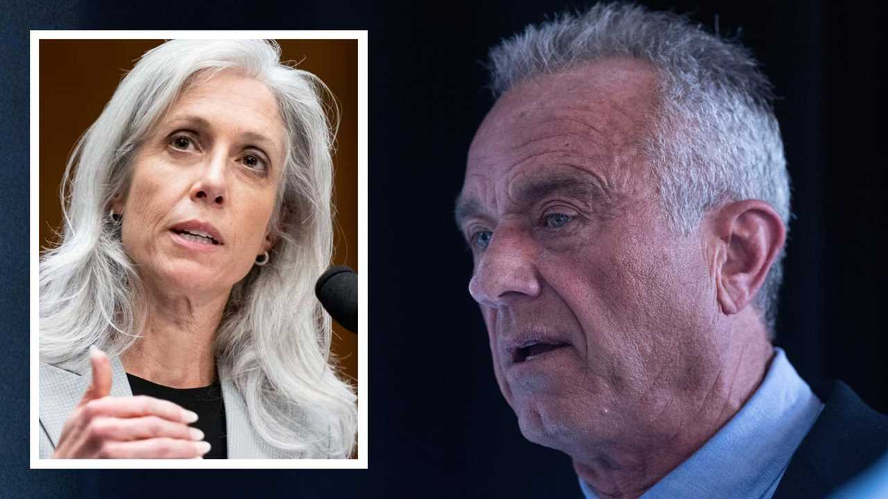 Two speakers engaged in a discussion, one with long gray hair and the other with short gray hair, highlighting a moment of debate or dialogue.