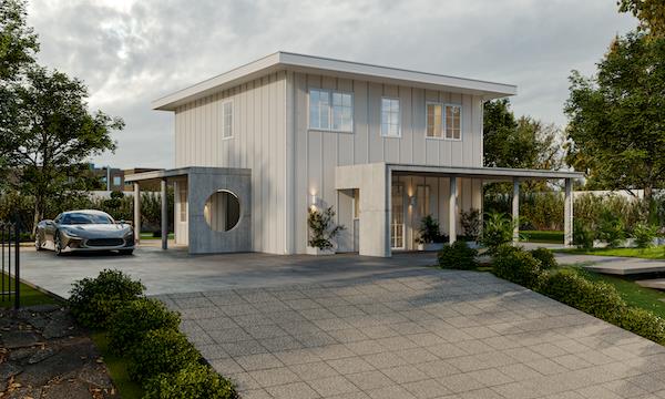 There’s also a smaller, ADU version of the structure