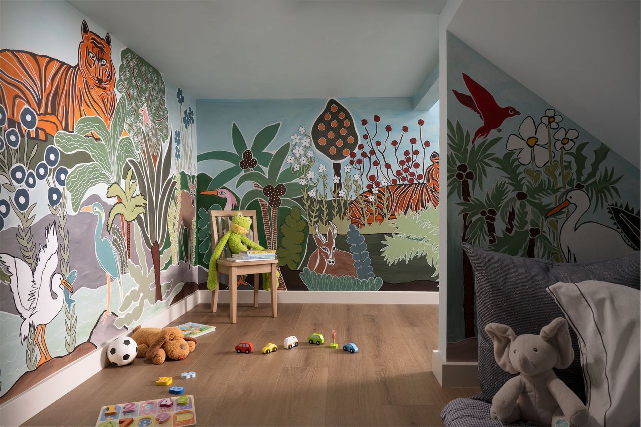 How They Pulled It Off: A Secret Jungle Playroom—That You Enter Through a Hidden Console Door