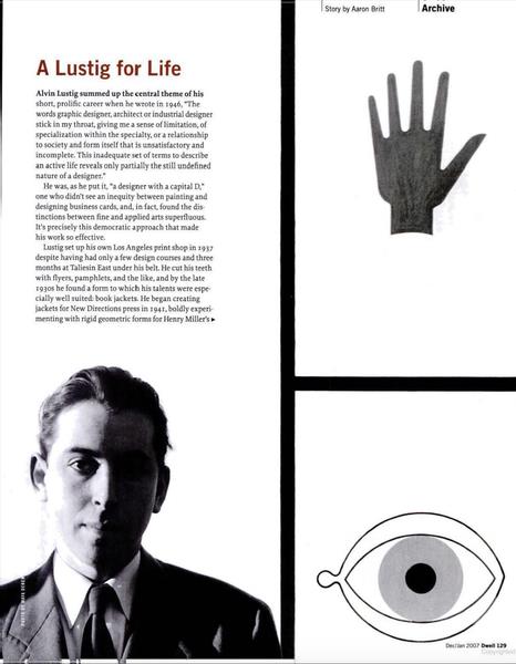 From the Archive: Alvin Lustig, the Designer Who Did It All