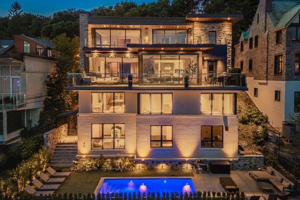 Multilevel Living Hides Behind an Unassuming Facade on the Island of Montreal