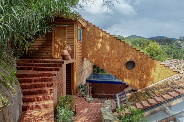 To Get to the Guest Unit at This Mexican Home, Just Take the Tunnel From the Roof