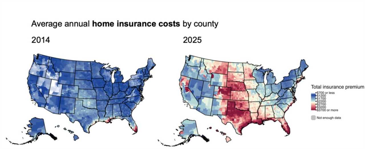 Why U.S. home insurance costs have leapt in the past decade  