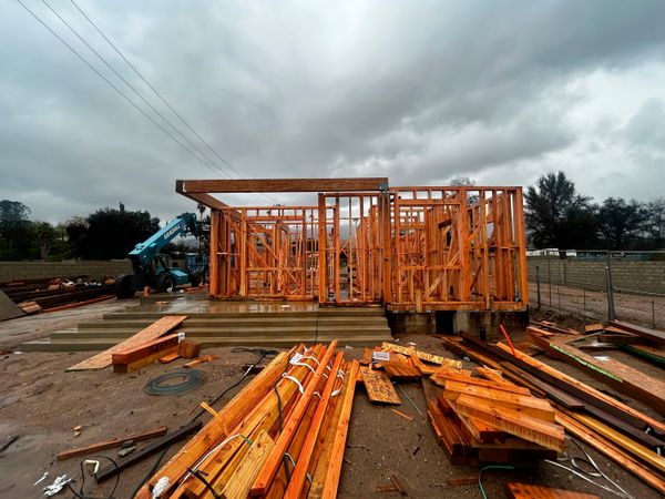 A home by Altadena Collective under construction.