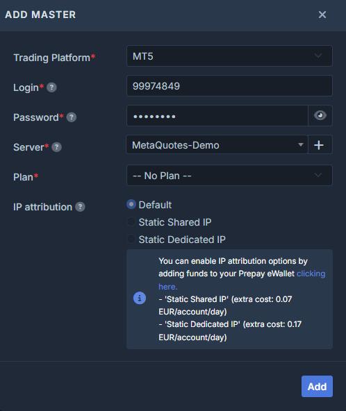 How to use Duplikium to copy your trade from MT4/MT5 to Fortex?