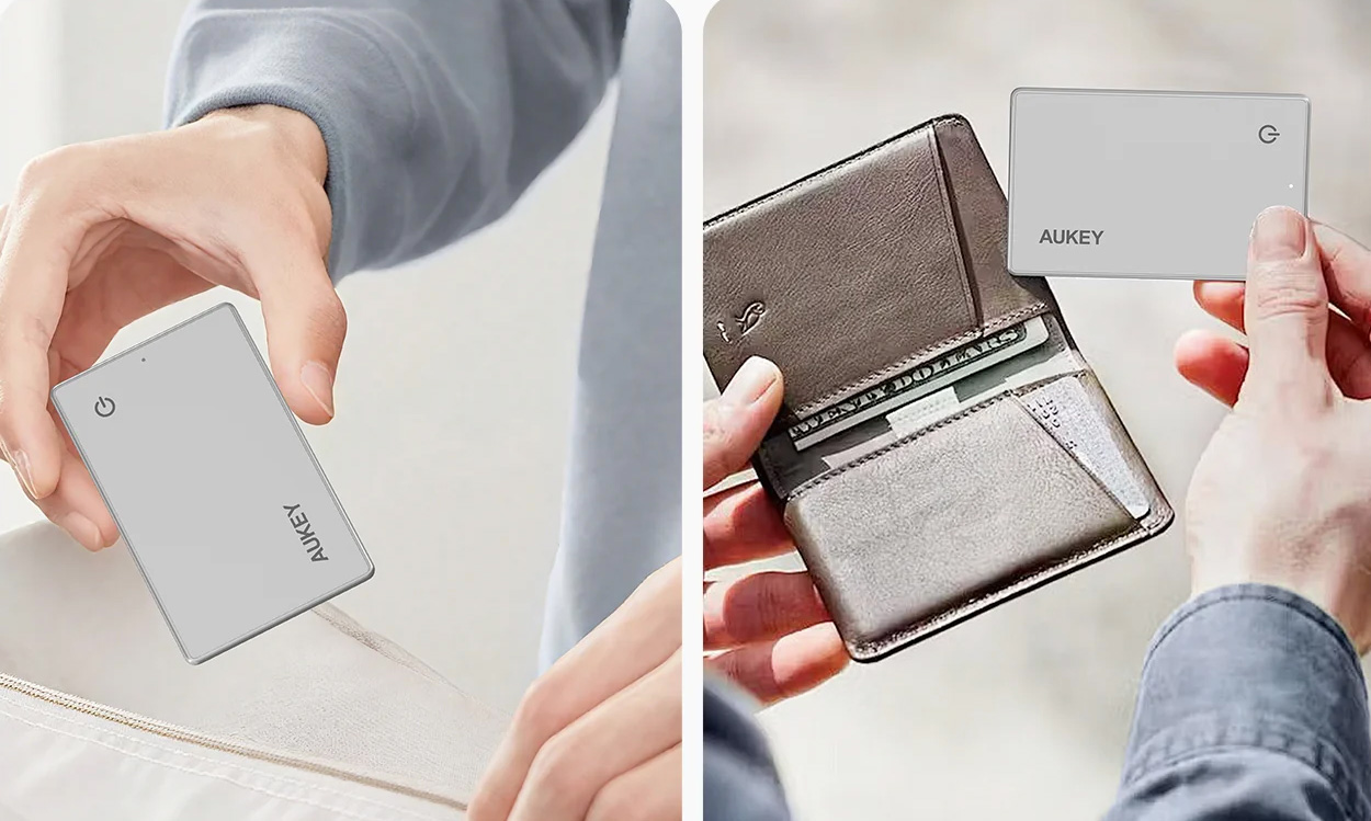 Aukey Track Mate 3 Smart Bluetooth Tracker – QR code for networking