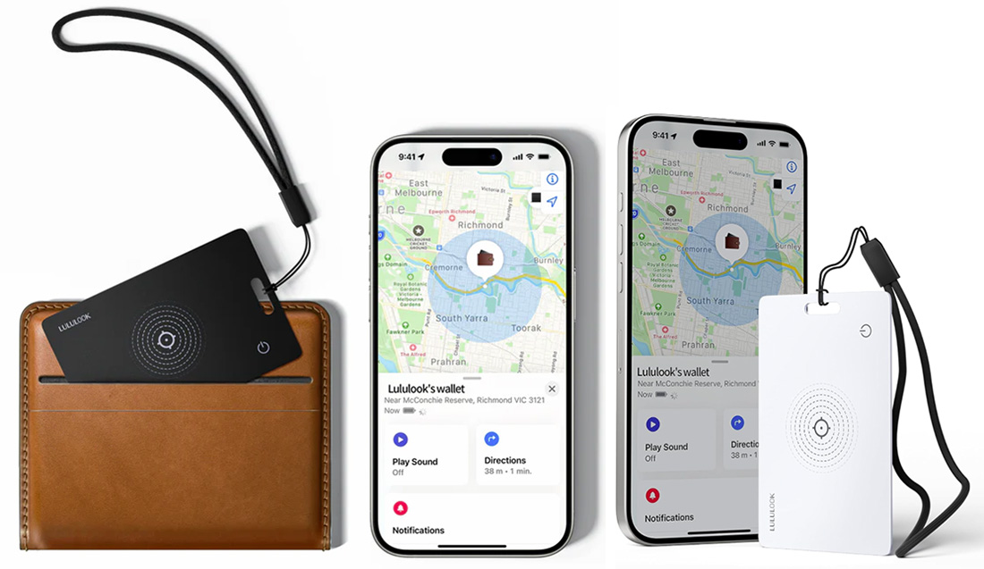 Lululook AirCard Pro tracker – Slim and loud with lanyard