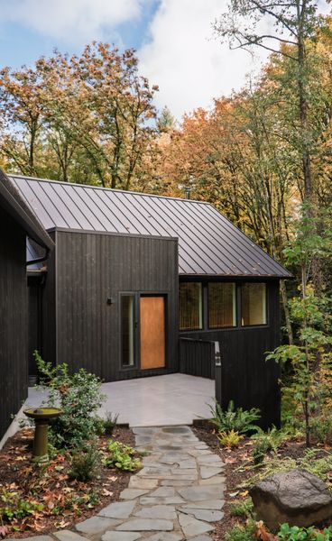 Zoé Stone's home is nestled into a forested hillside that had never been built on before. Others had shied away from its engineering challenges, but not Zoé and her dad.