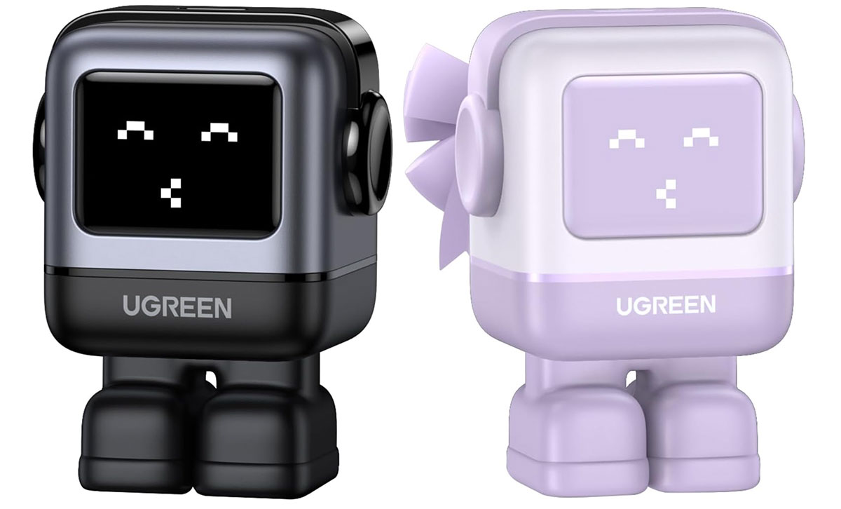 Ugreen Nexode RG 30W USB-C GaN Charger – cute robot-shaped charger
