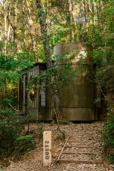 Dwell’s managing editor, Jack Balderrama Morley, tested out the company’s latest model, nicknamed the O-Frame, a wooden prefab designed by architecture firm oioioi.