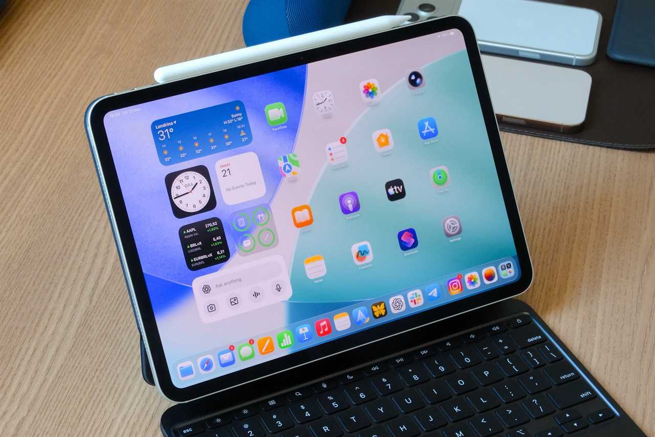 iPad Pro with Magic Keyboard and Apple Pencil Pro