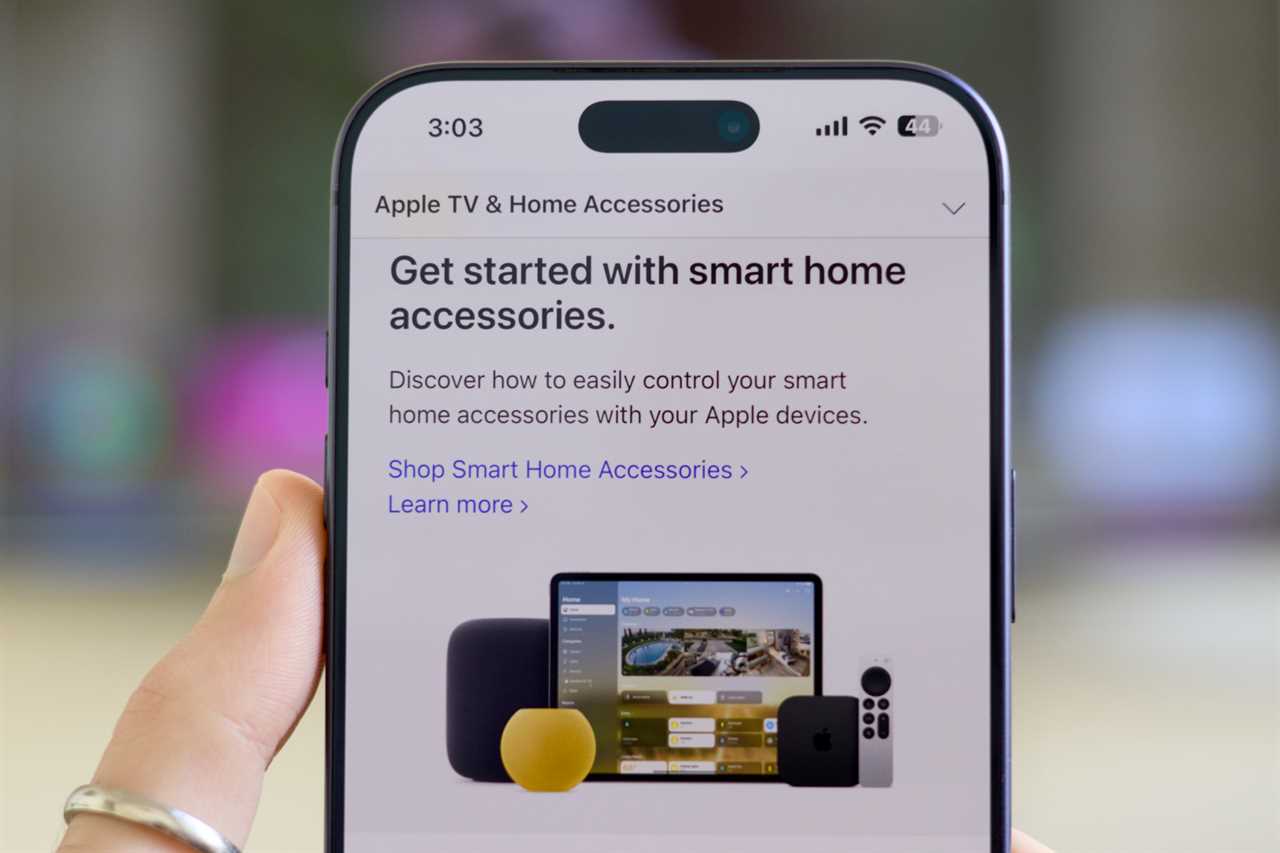 Apple smart home devices
