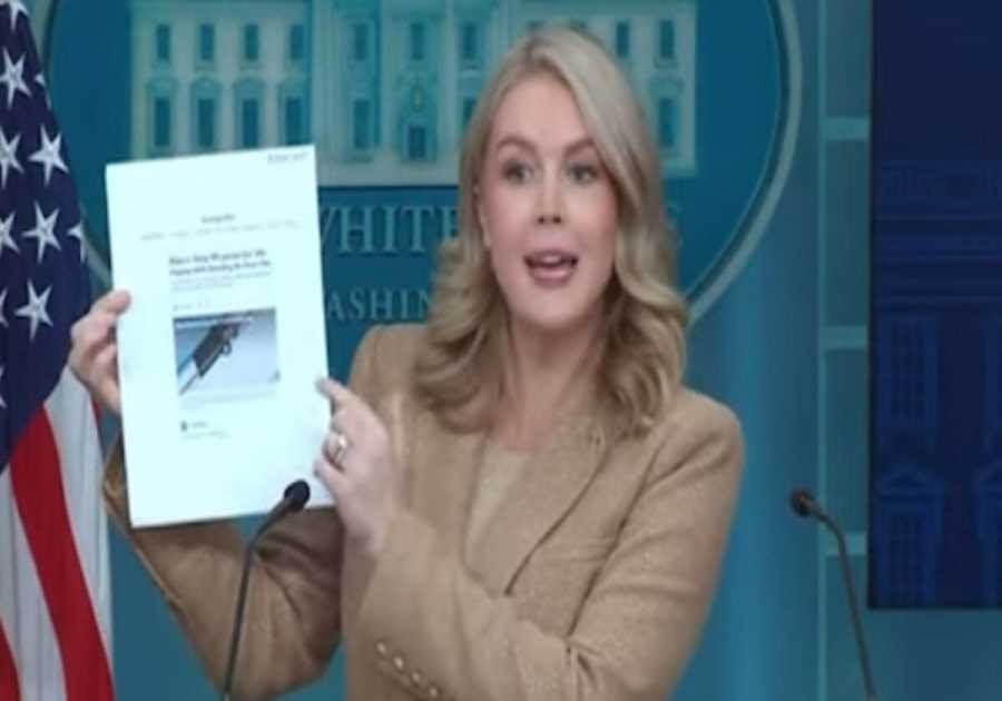 WATCH: Press Sec Karoline Leavitt SAVAGES the New York Times for Claiming Trump is Unfit for the Presidency While Claiming Biden is “100% Fine” and “Healthy and Vigorous”