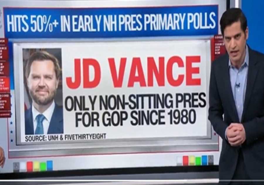 CNN Data Analyst Blown Away by JD Vance’s Early Lead in 2028 Republican Primary (VIDEO)