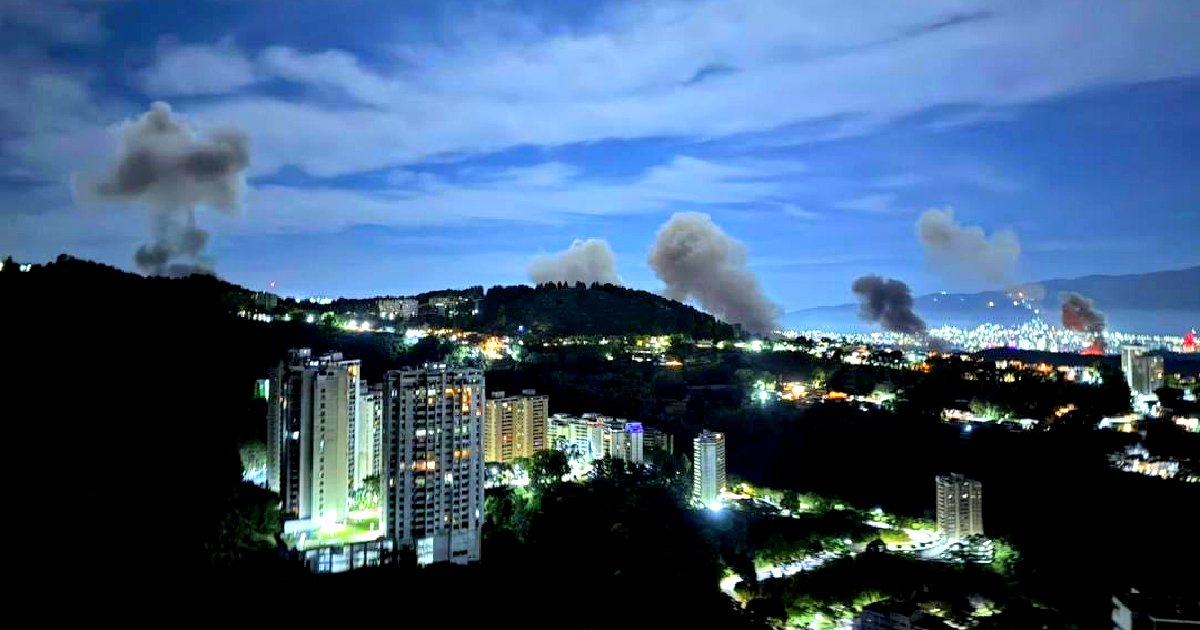 BREAKING: Huge Explosions Heard Across Caracas, Venezuela (VIDEOS)