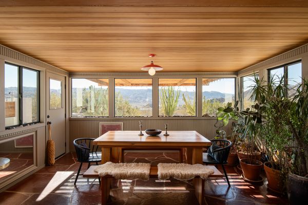 The home is just outside of Joshua Tree National Park's west entrance.