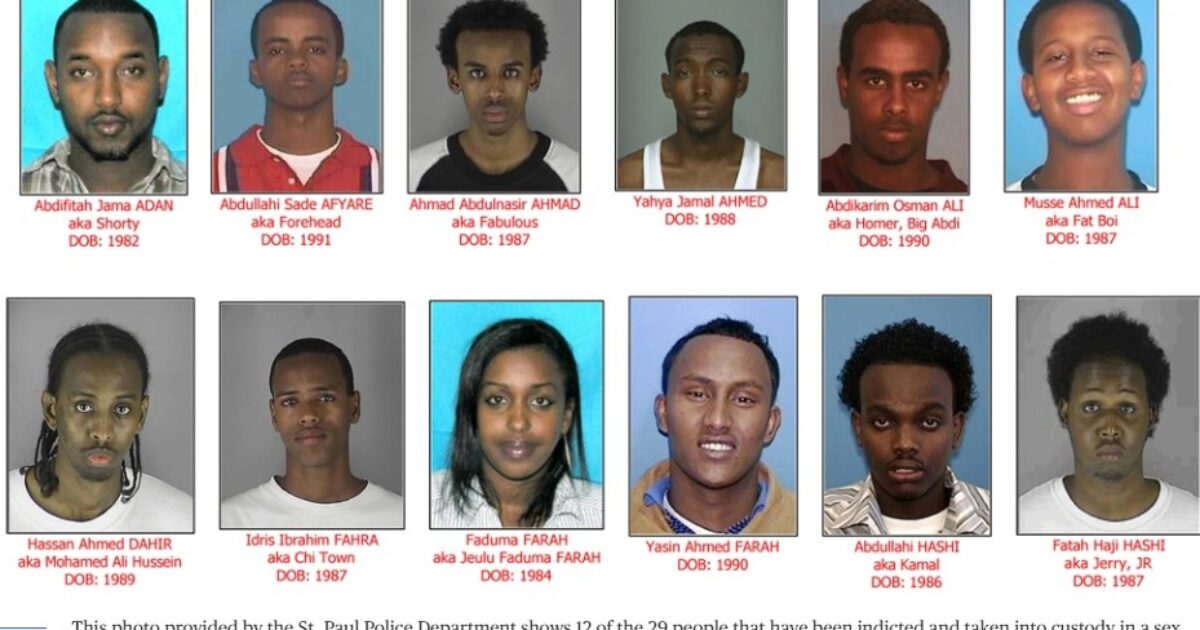 Somali Gangs Were Indicted for Running Child Sex Trafficking Rings in Three States – With Children as Young as 14-Years-Old