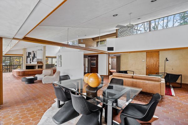 Asking $1.8M, This Angular Home Near Philly Has a Surprisingly Curvaceous Interior