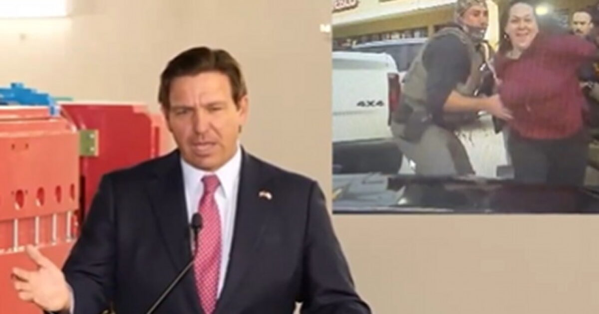 Florida Governor Ron DeSantis Responds After Woman is Arrested for Allegedly Assaulting Trooper: ‘This is Not Minneapolis’ (VIDEO)
