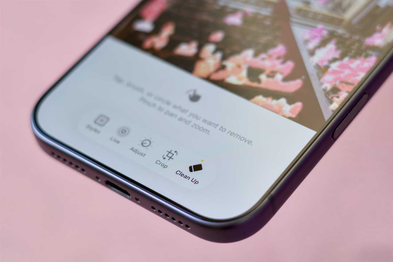 Clean Up feature on iOS