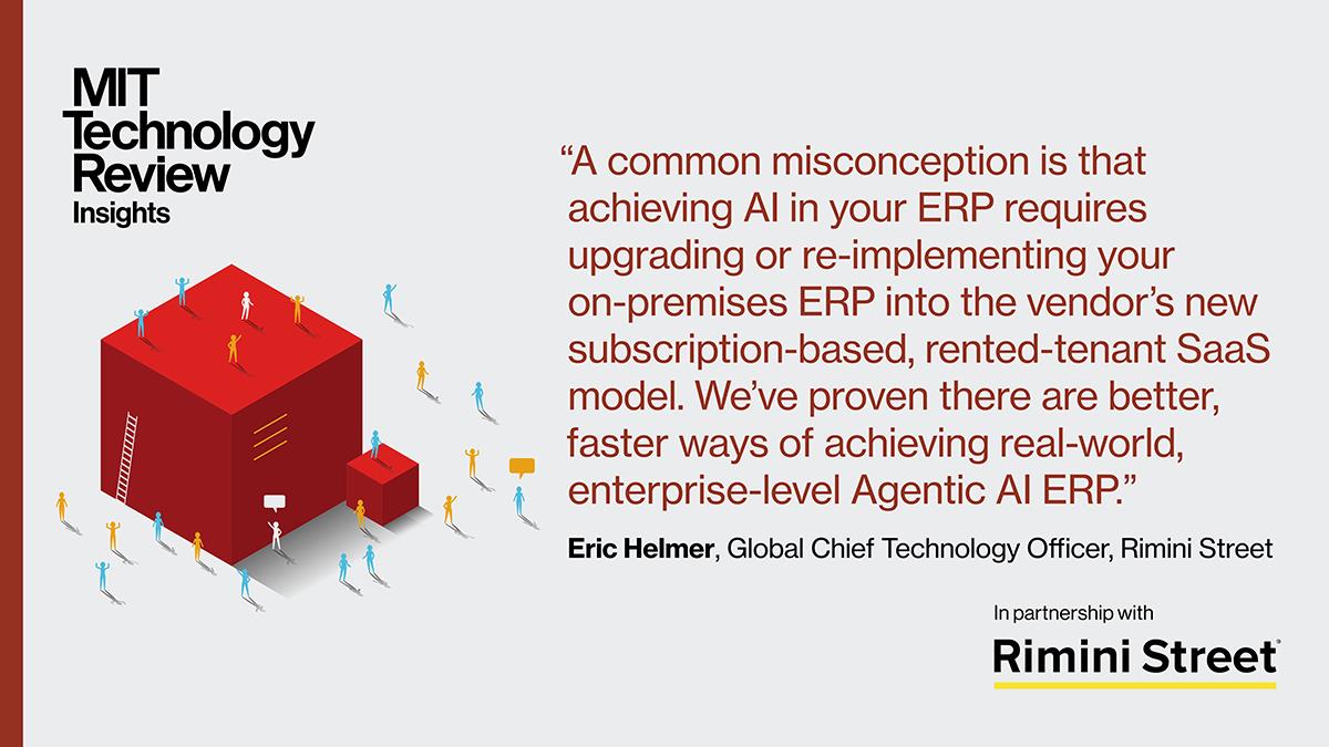 Reimagining ERP for the agentic AI era