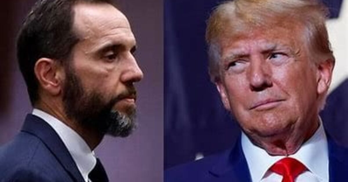 Image of Donald Trump and an unidentified man, highlighting a significant moment in a political or legal context.