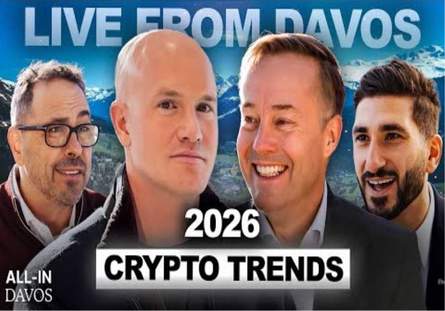 Coinbase CEO's Top 3 Crypto Trends for 2026 + More from Davos!