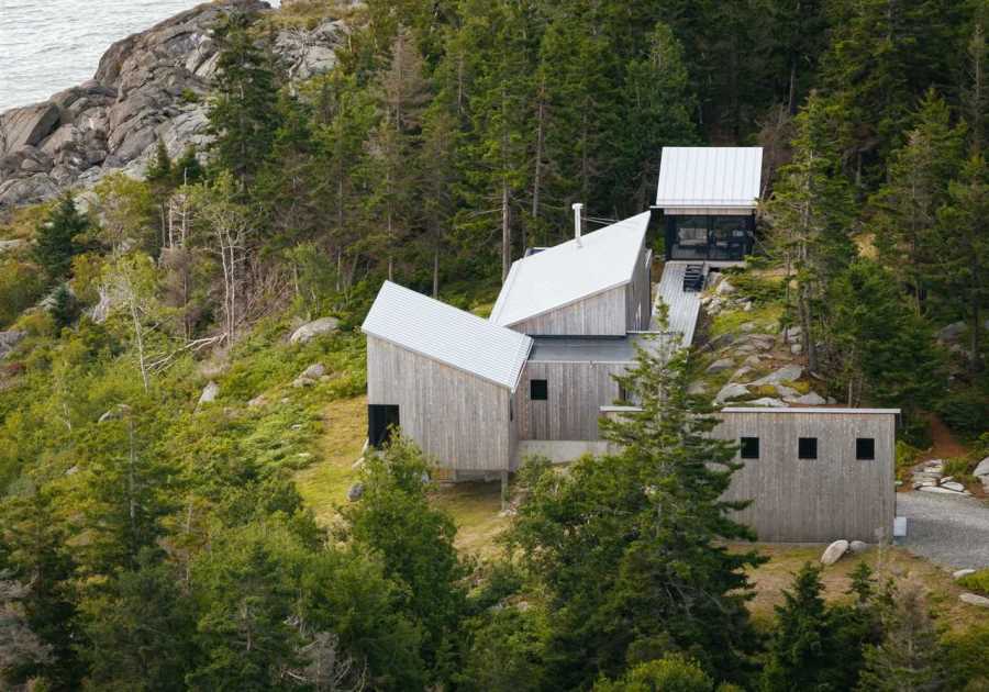 A Rocky Island—and the Boat to Get There—Shaped This Maine Cabin