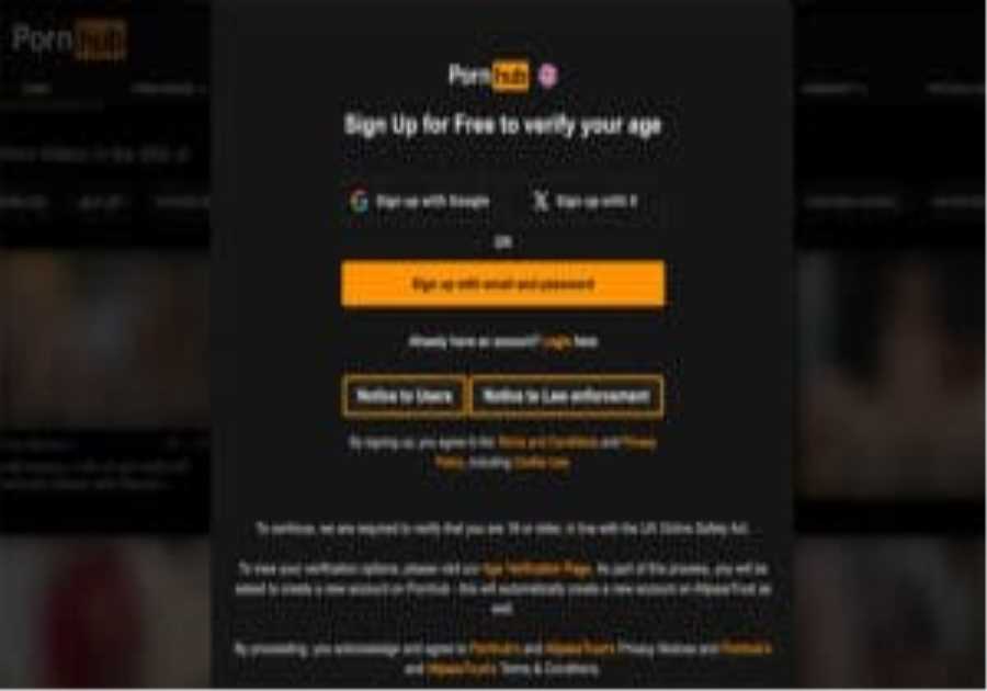 Pornhub to block UK access for new users amid age-verification row