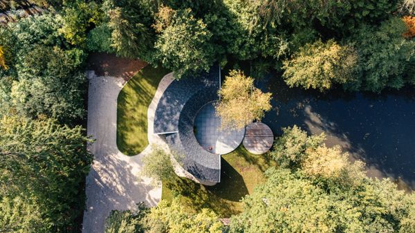 A birds view of the house
