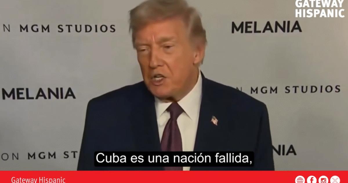 Trump calls Cuba a failed nation and questions its future viability (VIDEO)
