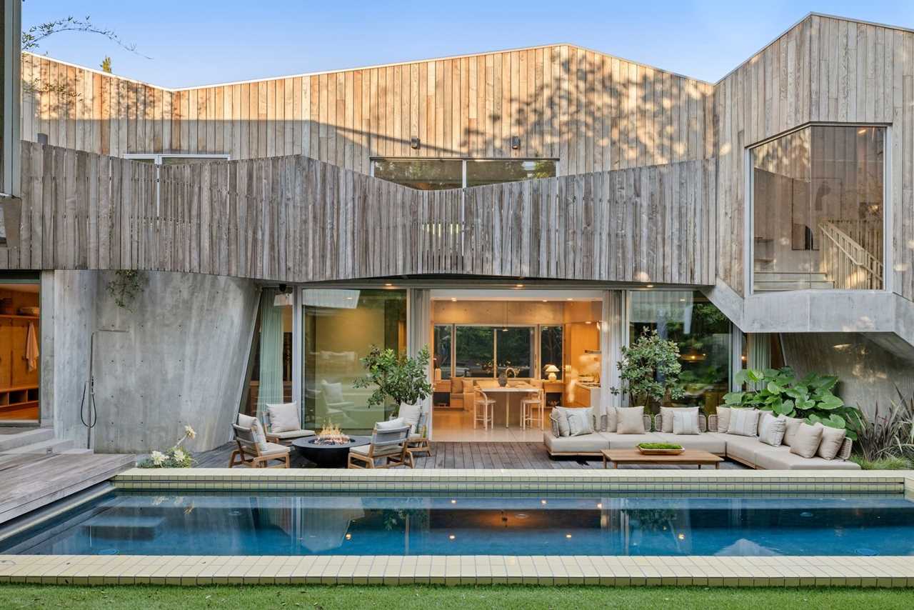 A Dramatic  Family Compound With Light-Screening Geometric Terraces in Venice Seeks $9.9M