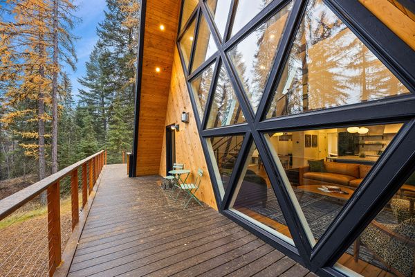 For $1.8M, Step Into Classic A-Frame Living in Big Sky Country