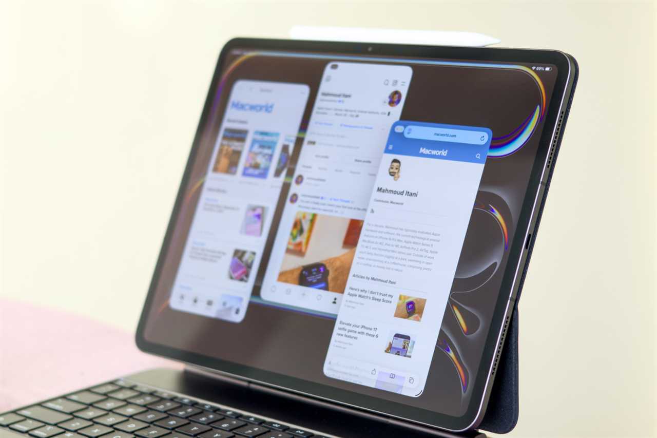 iPad Pro M4 multitasking